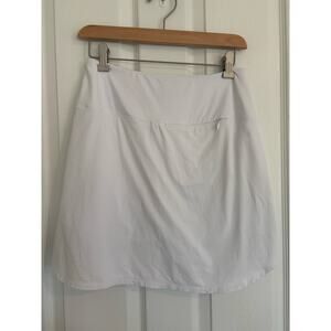 IBKUL White Skort Skirt Small Golf Tennis Athletic UPF 50